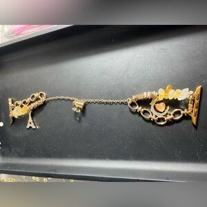 Watch Charm Bracelet with Eiffel Tower compatible with Apple Watch